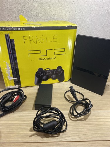Ps2 slim nera scph - ps2,